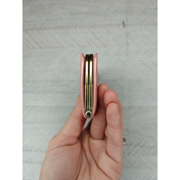 Vintage Princess Dore Pink Cowhide Coin Purse Wallet Kiss Lock Western Germany - Picture 8 of 10